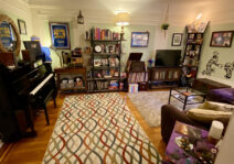 Our Living Room is a sanctuary for music, plants, board games and books