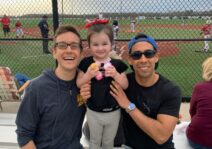 Keeping our Niece company at her big brother's baseball game