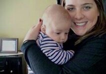 Danielle with her college friend's son